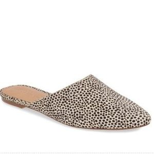 Madewell Leather Calf Hair Remi Mule 7.5